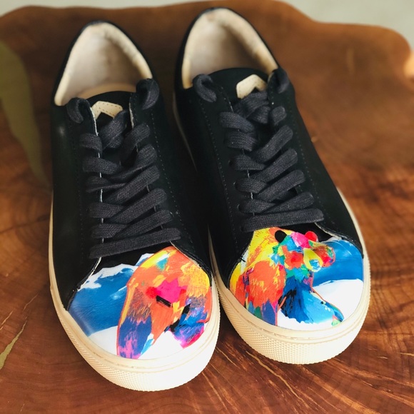 SixHundredFour Leather Sneakers - Picture 2 of 10